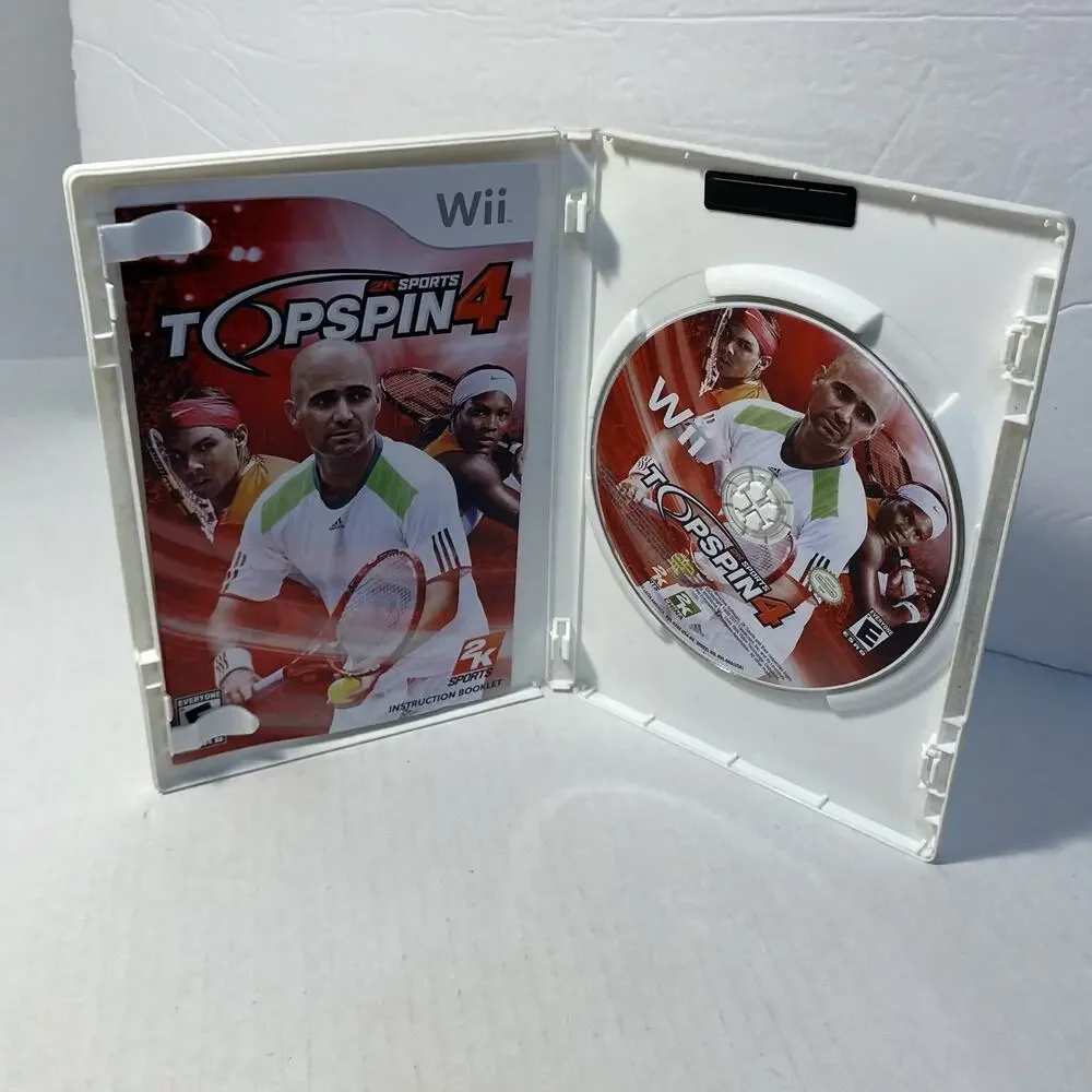 Top Spin 4 Nintendo Wii Game Complete With Manual 2k Sports Preowned